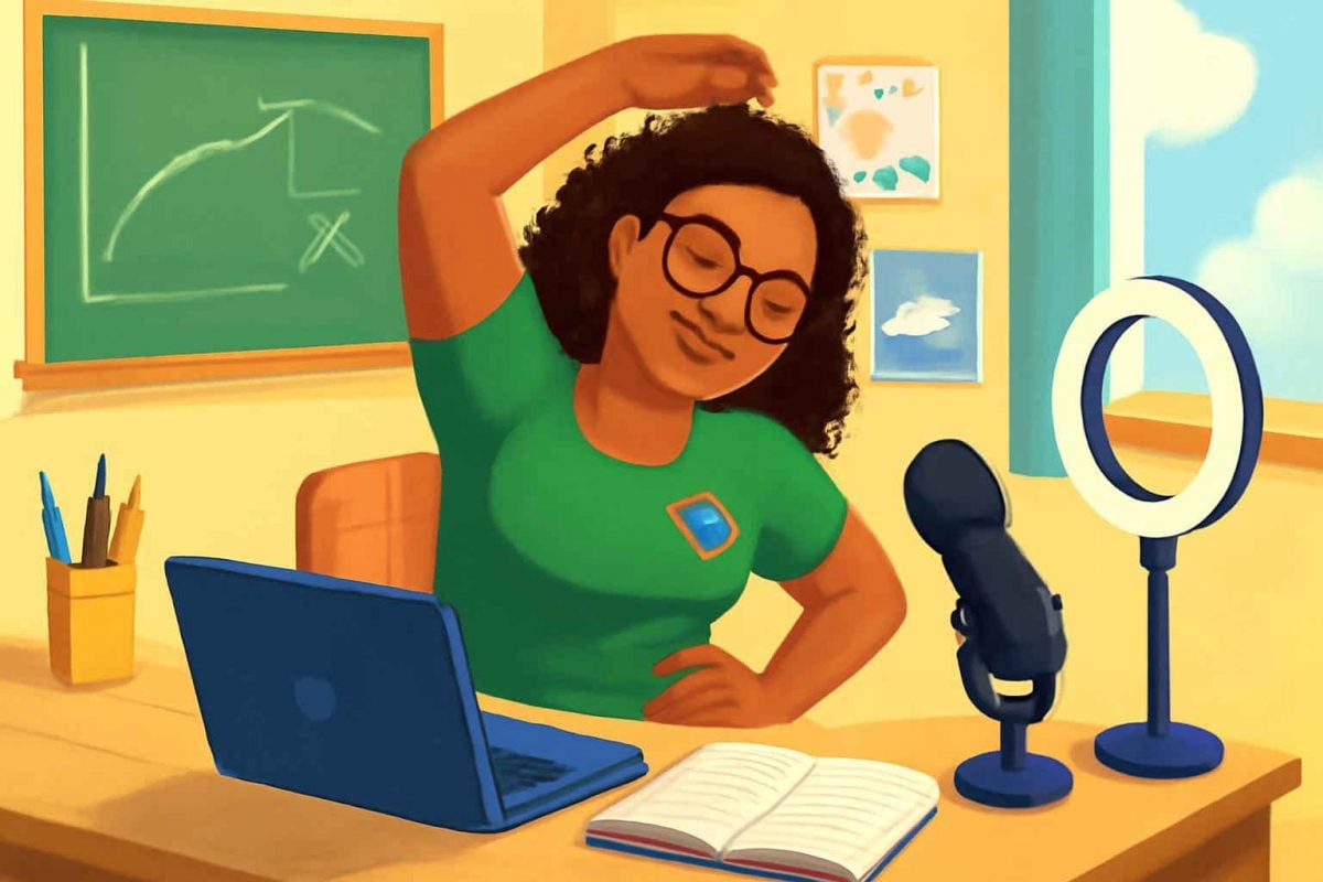 Alongamentos essenciais para professores prevenirem lesões em aulas online