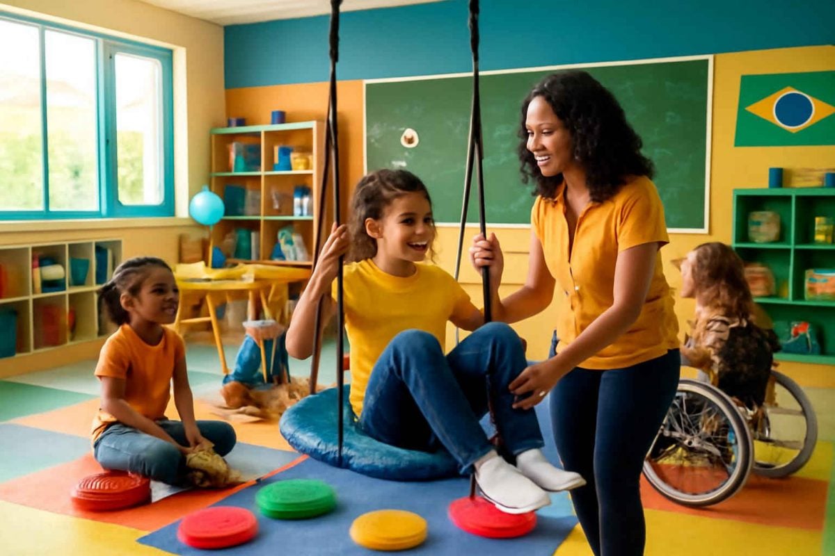 Atividades Vestibulares para Crianças com TDAH e TEA: Guia Completo de Materiais Sensoriais