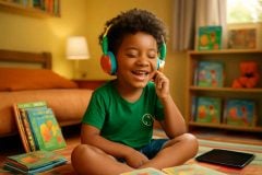 Como usar audiobooks bilíngues para desenvolver o vocabulário infantil