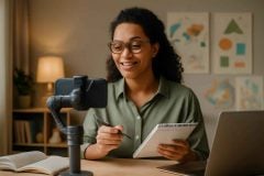 Como escolher o melhor gimbal para smartphone em aulas online