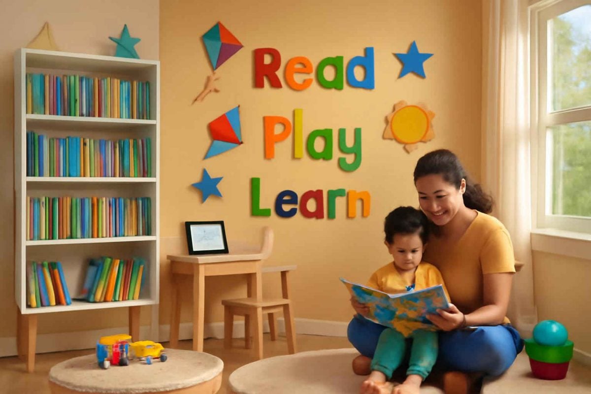 Como montar um cantinho de estudos bilíngue em casa para crianças