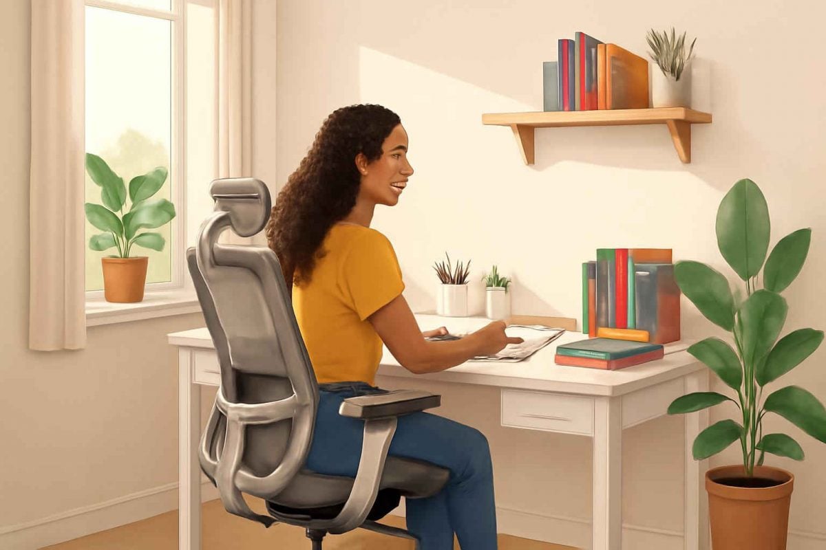 Como montar um cantinho de estudos ergonômico em casa para professores concurseiros