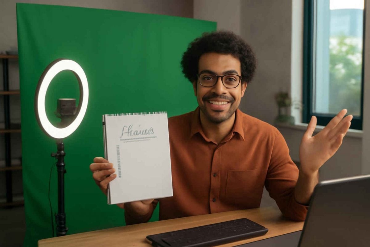 Como usar chroma key em aulas online: guia completo