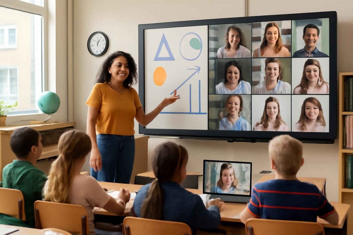 Como usar quadro interativo digital em aulas híbridas: guia completo