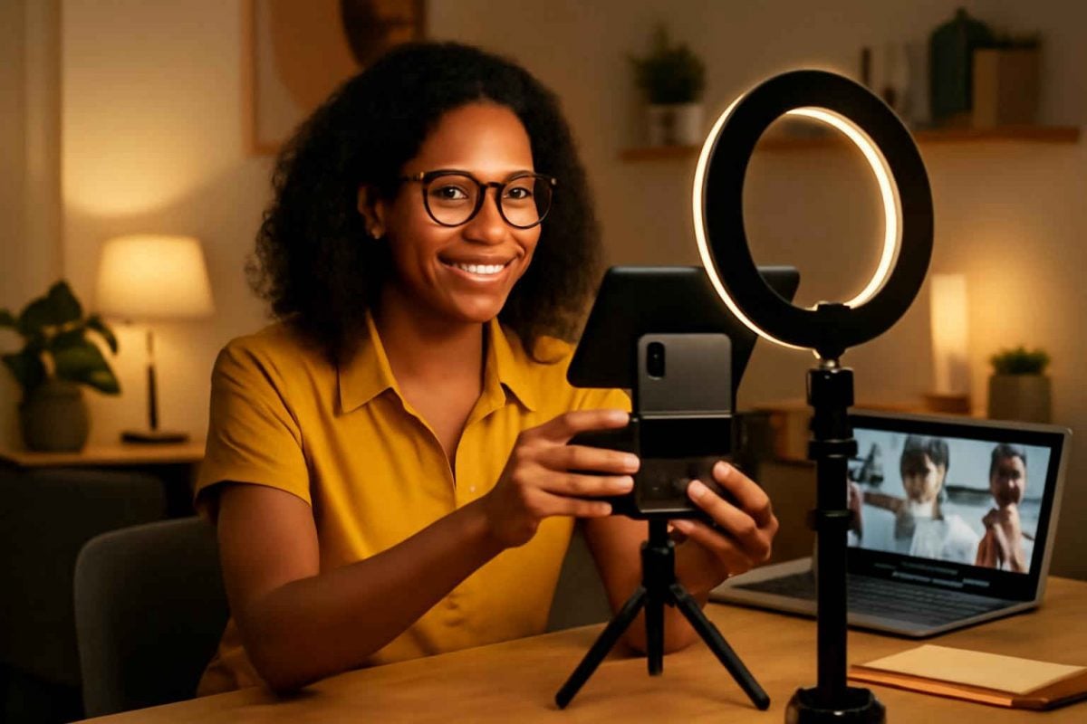 Como usar teleprompter para aulas online: guia completo para professores