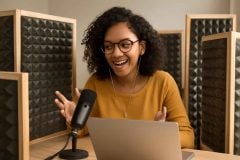 Como usar painéis acústicos portáteis DIY para melhorar o áudio em aulas online