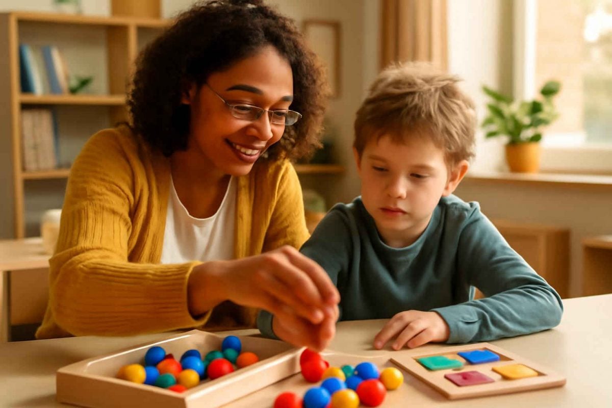 Como aplicar o Método Montessori para desenvolver funções executivas em crianças com TDAH