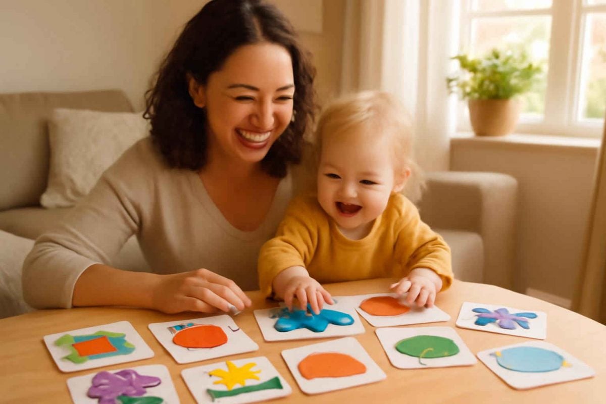 Como Criar Flashcards Sensoriais Bilíngues para Desenvolver o Vocabulário em Inglês em Crianças