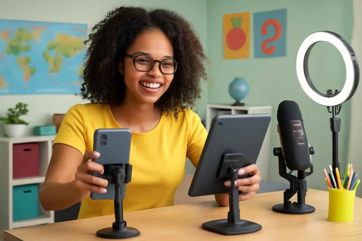 Como escolher o melhor suporte para celular e tablet para aulas online