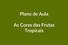 Plano de Aula BNCC – As Cores das Frutas Tropicais – Educação Infantil