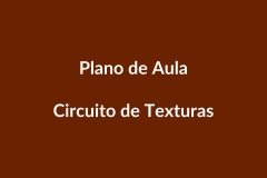 Plano de Aula – Circuito de Texturas – Educação Infantil – BNCC