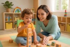 Como usar brinquedos bilíngues de madeira para estimular vocabulário e motora fina