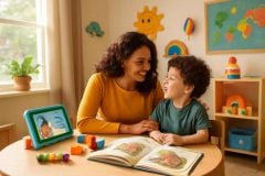 Como combinar livros bilíngues e brinquedos educativos para criar uma rotina de estudo de inglês em casa