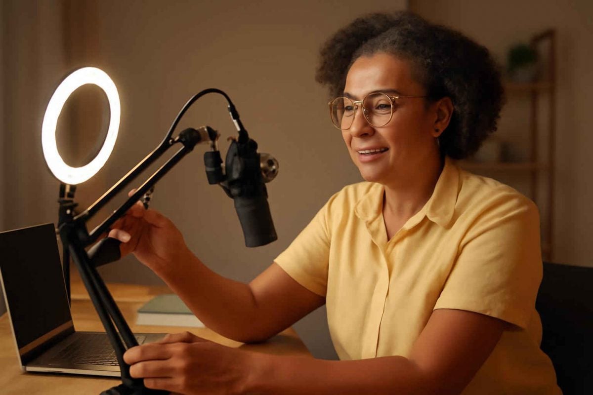 Como escolher o braço articulado para microfone ideal em aulas online