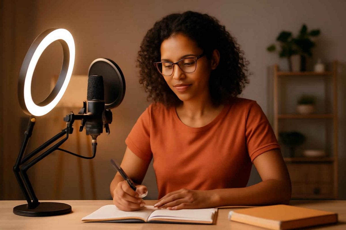 Como escolher o filtro pop para microfone ideal em aulas online