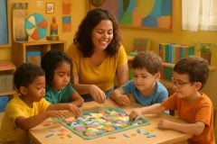 Como escolher jogos pedagógicos cooperativos para desenvolver habilidades socioemocionais em crianças com TDAH, dislexia e TEA