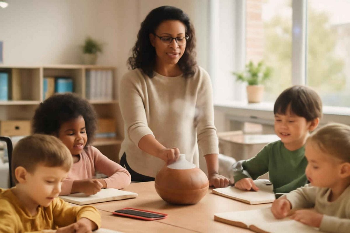 Aromaterapia na Sala de Aula Inclusiva: Benefícios e Implementação