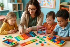 Como Criar um Kit Sensorial de Matemática para Crianças com TDAH e Dislexia