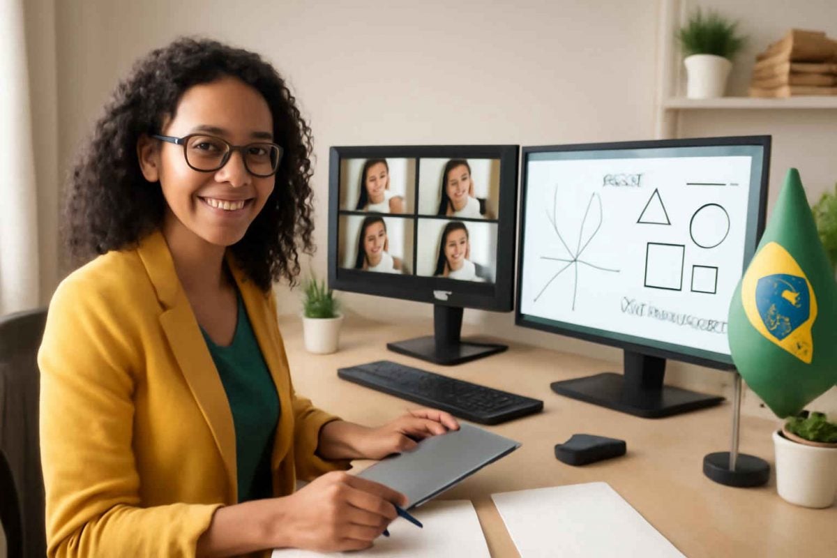 Como escolher e configurar monitores duplos para aulas online