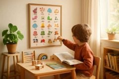 Como escolher e usar pôsteres educativos bilíngues para alfabetização infantil