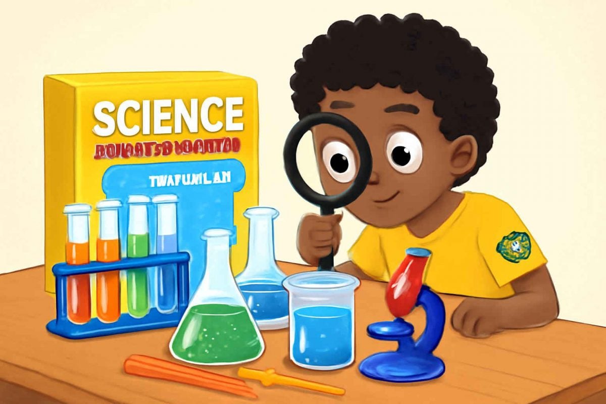 Como montar um kit de experimentos científicos bilíngues em casa para crianças