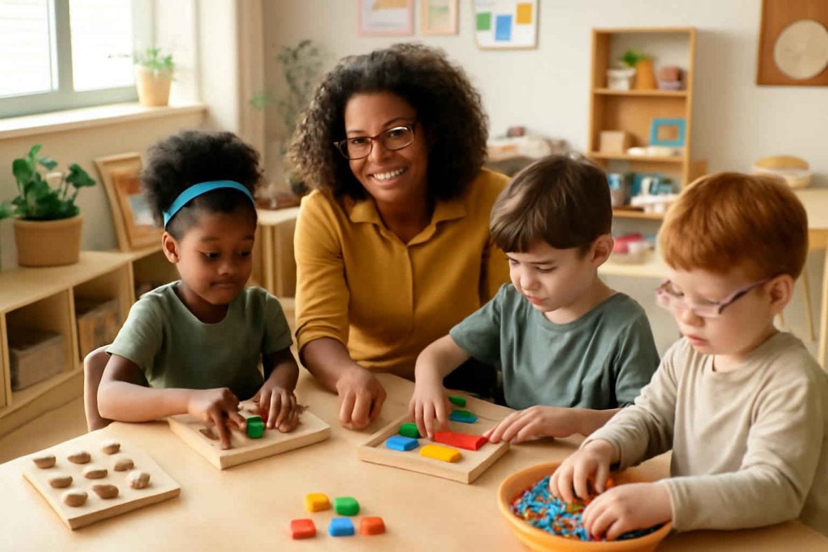 Método Montessori para Crianças Neurodiversas: Jogos Pedagógicos e Materiais Sensoriais