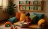 Como criar um cantinho de leitura bilíngue em casa para crianças