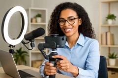 Como escolher o gimbal para smartphone ideal em suas videoaulas
