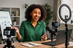 Como montar sua estação de live streaming para aulas online: guia completo