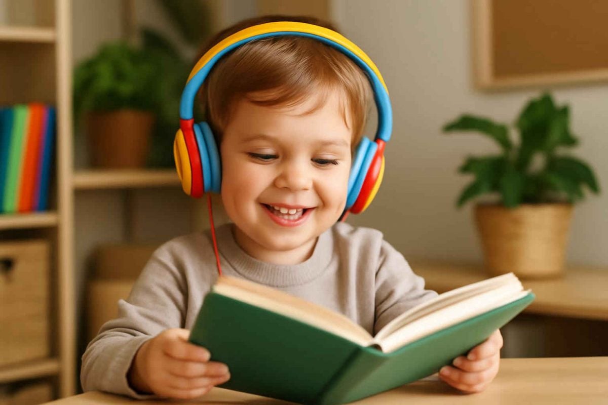 Como usar fones de ouvido infantis para estimular o inglês em casa
