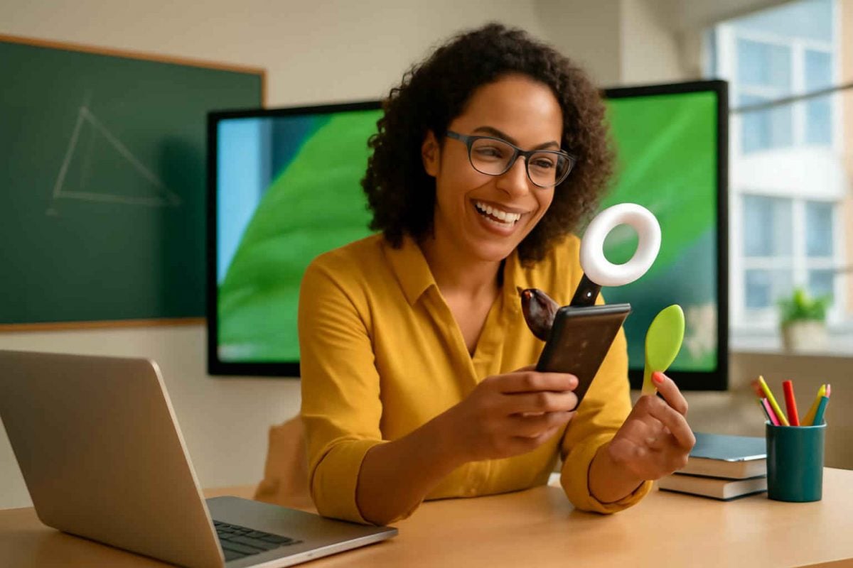 Como usar smartphone como microscópio digital em aulas híbridas