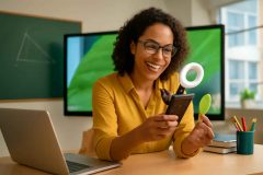 Como usar smartphone como microscópio digital em aulas híbridas