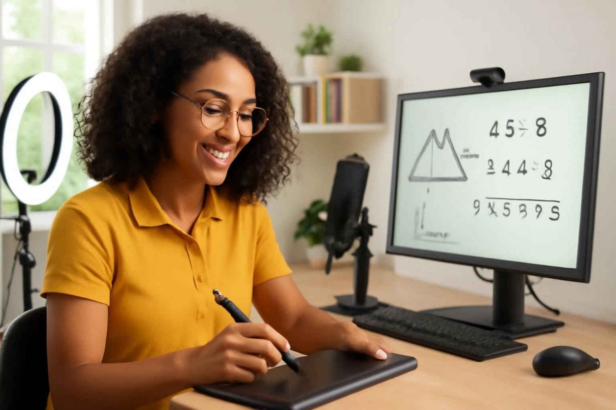 Como usar tablet gráfico para criar aulas digitais interativas