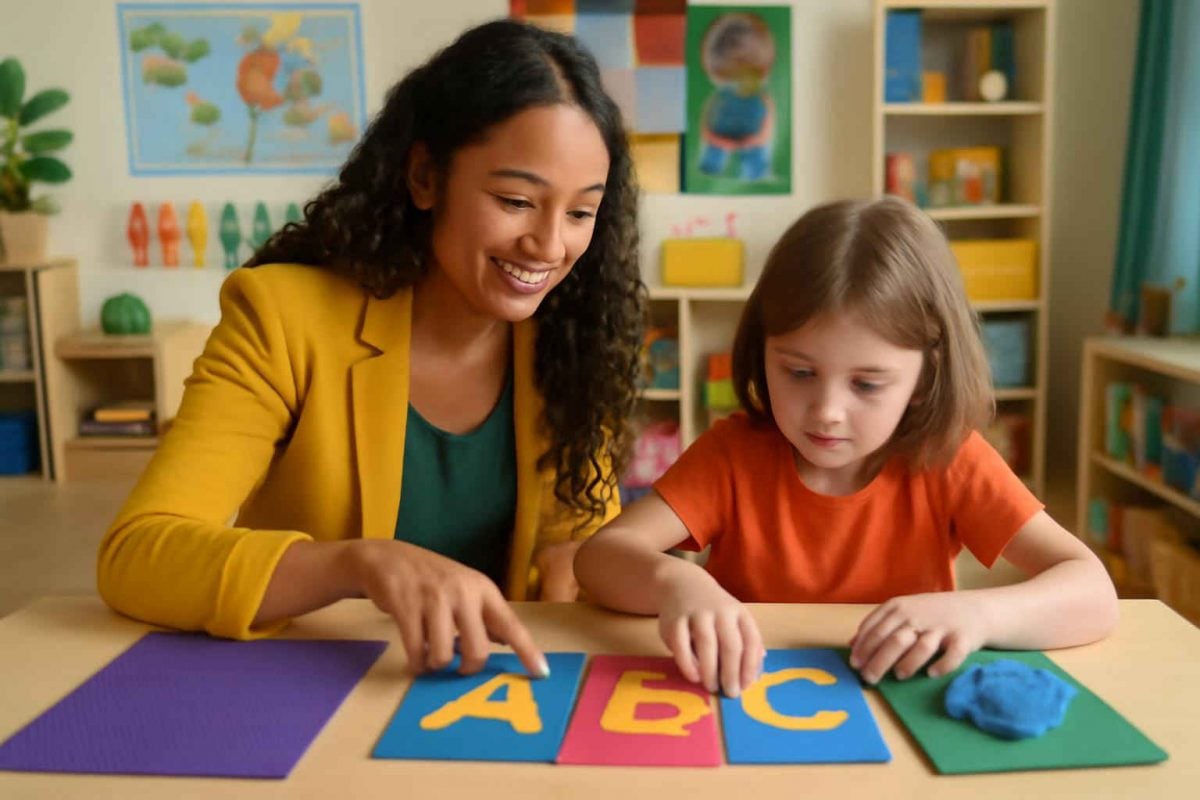 Materiais Sensoriais para Estimular a Escrita em Crianças com Dislexia e TEA