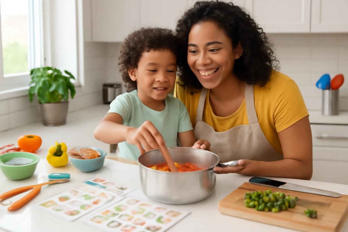 Receitas bilíngues para crianças: como ensinar vocabulário culinário em inglês em casa