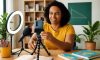 Como escolher e usar um tripé flexível para smartphone em suas videoaulas