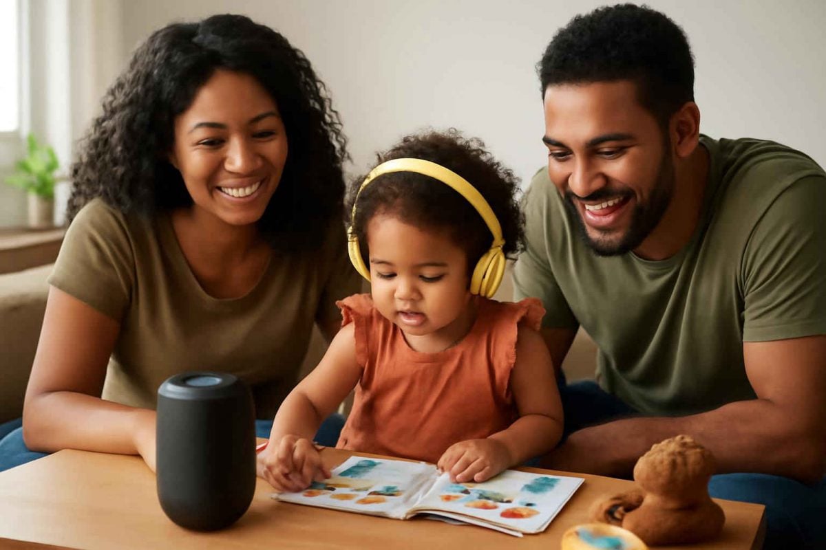 Como usar podcasts em inglês para crianças: guia prático para desenvolver escuta, vocabulário e rotina bilíngue em casa