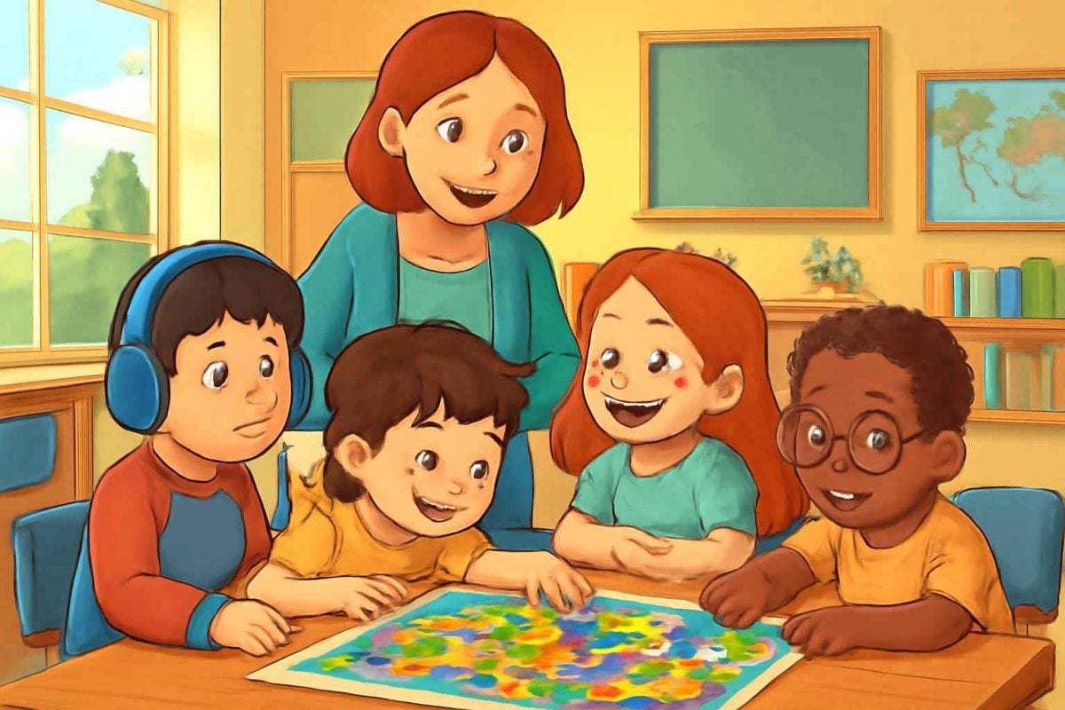 Top 8 jogos cooperativos para educação inclusiva em crianças com TEA e Dislexia