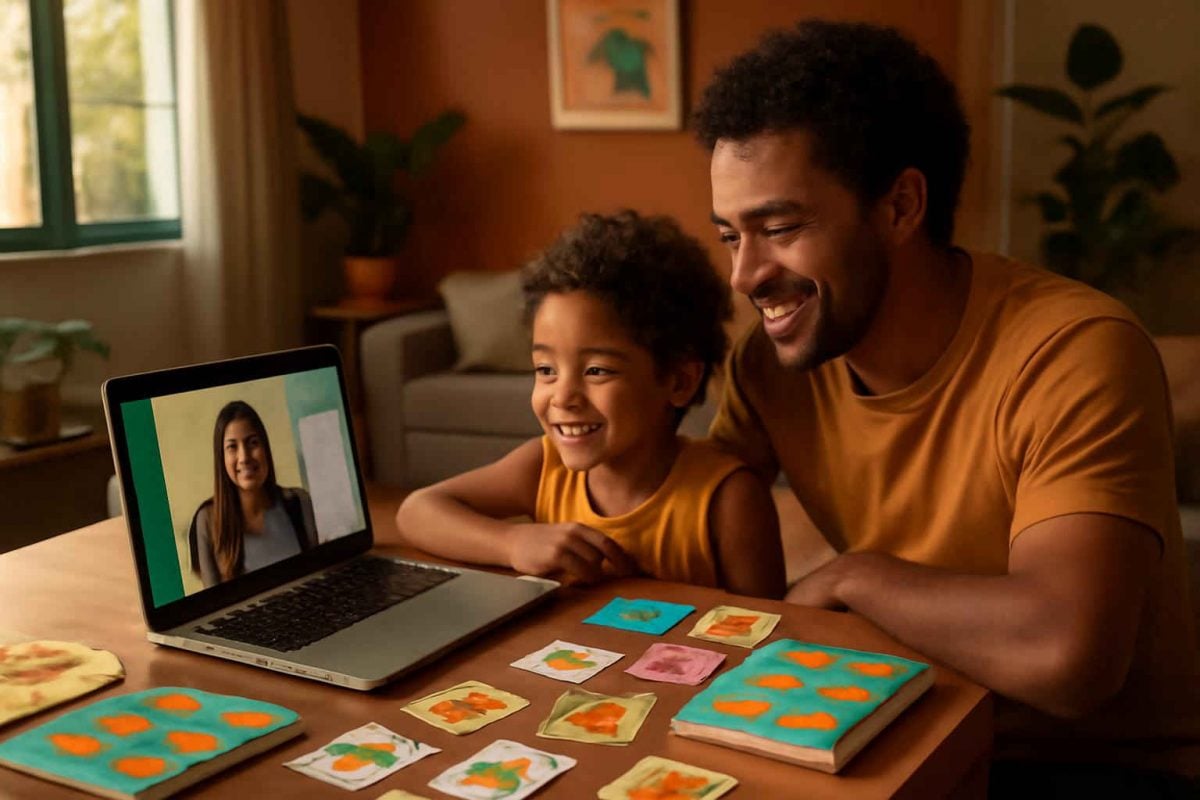 Como escolher cursos de inglês online para crianças: critérios práticos para famílias que querem resultado real