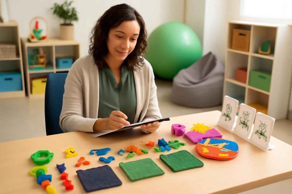 Como escolher materiais sensoriais para crianças com TEA e TDAH: critérios práticos para clínica, escola e atendimento psicopedagógico