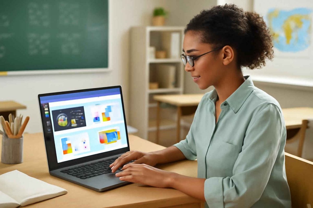 Como usar o Canva com IA para criar apresentações de aula mais claras, visuais e rápidas