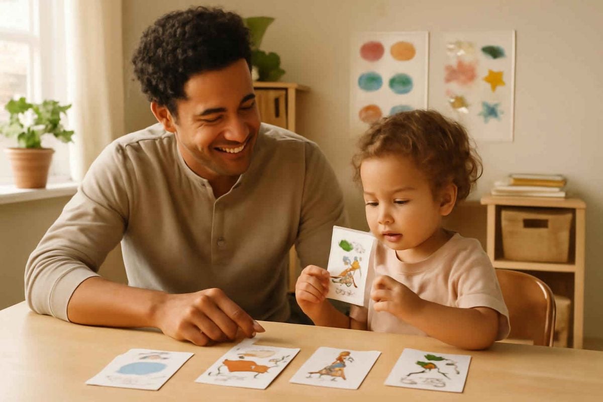 Como usar flashcards em inglês para crianças: método prático para desenvolver vocabulário, fala e memória em casa