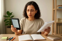 Kindle ou apostila impressa para concurso de pedagogia: como escolher o melhor formato para estudar mais e gastar melhor