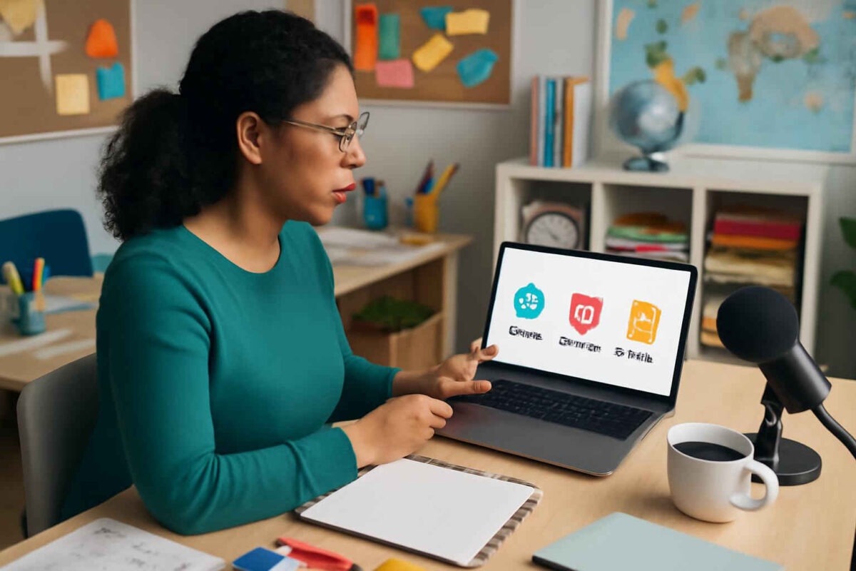 Canva, PowerPoint ou Google Slides para professores: como escolher a melhor ferramenta para aulas visuais sem retrabalho