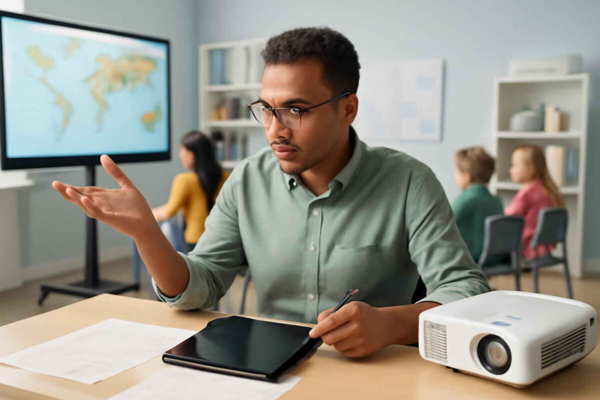 Lousa digital interativa, tablet com caneta ou projetor: qual recurso vale mais para professores que querem aulas participativas sem comprar errado