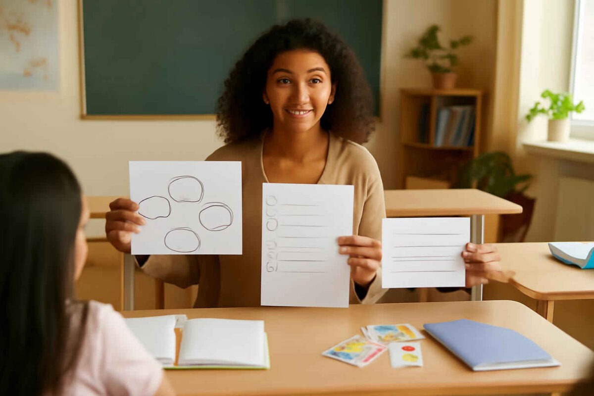 Pauta visual, checklist de escrita ou texto fatiado: como escolher o melhor apoio para alunos com dislexia sem simplificar demais a produção textual