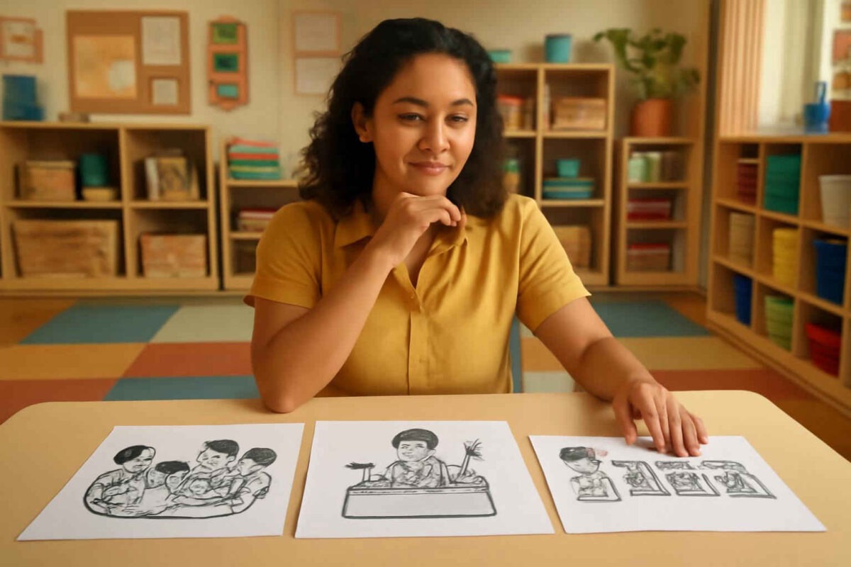 Roda de história, caixa de narrativas ou reconto com imagens: como escolher a melhor estratégia para ampliar linguagem oral e participação na Educação Infantil