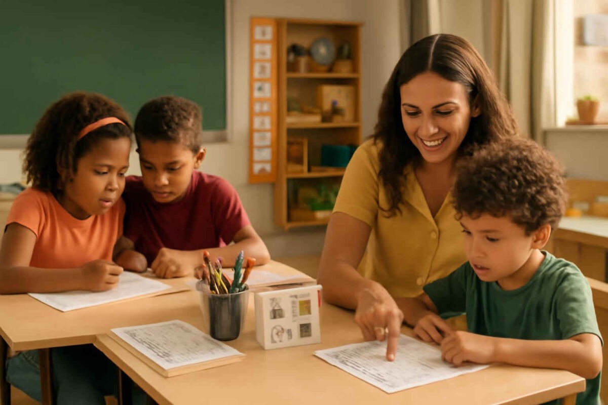 Tutoria entre pares, estação com autonomia ou mediação direta: como escolher o melhor apoio para incluir alunos com dificuldade de participação sem sobrecarregar o professor